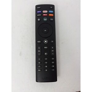 Vizio XRT140V5 Smart TV Remote Control Black with Netflix Disney+ Buttons